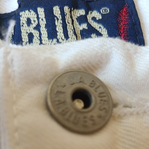 Vintage L.A. Blues High Waist Skinny White Jeans - Picture 3 of 7